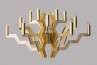 Arm 18 Chandelier Gold 75 - 76cm Diameter för Stora Utrymmen