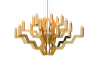 Arm 18 Chandelier Gold 75 Lyxig guldkrona med både klassisk och modern design
