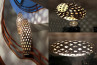 Adamlamp Bamboo Light Hexagonal, handgjord bambulampa, modern interiör