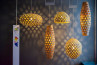 Adamlamp Bamboo Light Hexagonal Pendant Light HFDA Budapest Select Exhibition Milano Natural Bamboo Ceiling Lights 