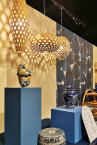 Adamlamp Bamboo Light Hexagonal Bambu belysning med modern design