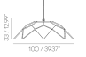 adamlamp bloom chandelier 100 size