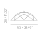 adamlamp bloom chandelier 80 size