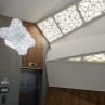 Cloud Light 125 Corvin Towers Office Lobby Budapest Large cloud shape ceiling light fixtures