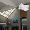 Cloud Light 125, dekorativ taklampa med svepande geometriska linjer.