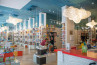 Adamlamp Cloud Light Diamond Grid 70 Pagony Bookstore Budapest Cloud shape design lighting fixtures store ceiling lights