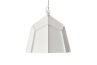 Deltoidal Faceted Light Gold 43 - Varm Ljussättande Pendellampa