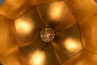 Deltoidal Faceted Light Gold 43 sofistikerad pendelbelysning