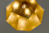 Deltoidal Faceted Light Gold 43 unik geometrisk hänglampa