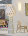 Diamond Grid 160 golvlampa skulptural belysning Budapest