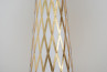 Diamond Grid Floor Light Gold 160