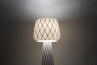 Diamond Grid Table Light light 100, light on, illuminated grid structure