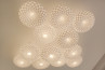Adamlamp geometric ceiling light installation casati hotel budapest lobby lighting 