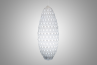 Adamlamp Hexa Light Hs5, suspension, cigar shape, 