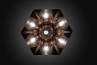 Adamlamp Hexagon Chrome Pendant Light White
