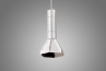 Adamlamp Hexagon Chrome Pendant Light White