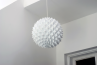 Modular Faceted Ball 50 matplats, skulptural lampa