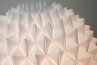 Modular Faceted Ball 50 ovanifrån, släckt, dekorativ modern lampa