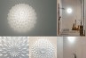 Skulptural väggbelysning Adamlamp Modular Faceted Ball 50 för modern inredning
