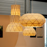 Adamlamp MD10 Otthon Design Construma Exhibition Wood Veneer Lights Modular Faceted Pendant Light 