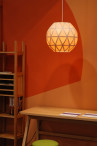 Adamlamp MD10 Otthon Design Construma Exhibition Wood Veneer Lights Modular Faceted Pendant Light 