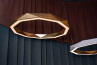 adamlamp sun chandelier ring 120 gold led light circle light fixture 360 budapest design exhibition interior 