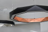 adamlamp sun chandelier ring led light copper 100 light fixtures led luminares matte black silver ten angled 