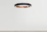 adamlamp sun chandelier ring led light copper 100 light fixtures led luminares matte black silver ten angled 