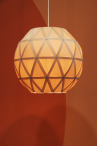 Wood Veneer Light Ball 45 - Unik designlampa i trä
