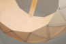 Wood Veneer Light Ellipse 75 - Handgjord Lönnträdesign