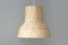 Wood Veneer Light Open 55 - Geometrisk träbelysning