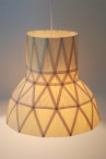 Wood Veneer Light Open 55 - Exklusivt handgjord, Designlampa i trä