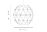 Wood Veneer Light Ball 45 size