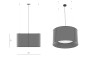 Yarn Light 80 Grey pendellampa – Adamlamp handarbete