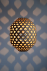 Bamboo Light Hexagonal Beehive 50 Bambu belysning med modern design
