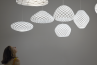C Pendant lights in design exhibition, white light, 