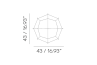 adamlamp deltoidal Faceted Light Gold 43 size image 02