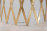 Diamond Grid Floor Light Gold 160 Golden Grid geometric floor lamp