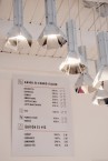 Adamlamp Hexagon Chrome Pendant Light White interior