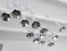 Adamlamp Hexagon Chrome Pendant Light White