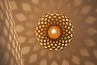 Bamboo Light Hexagonal Beehive 50 Bambu lampa för naturlig inomhusbelysning