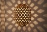 Bamboo Light Hexagonal Beehive 50 Bambu lampa med varmt och mjukt ljus