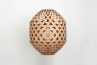Bamboo Light Hexagonal Beehive 50 Bambu lampa perfekt för minimalistisk inredning