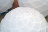Adamlamp Cone Ball 40 Pendant Light Pinecone structures opal lamp fixtures 