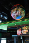 adamlamp led large orb half sphere light 100 cm diameter guru Allee