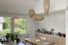 Bamboo Light Hexagonal, Bamboo Pendant Light fixtures, Private Apartment Budapest, home design light, 