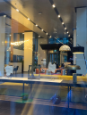 adamlamp sun chandelier gold 140 Humaniti Hotel Montreal Autograph Collection Lobby Montreal Canada