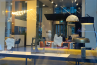adamlamp sun chandelier gold 140 Humaniti Hotel Montreal Autograph Collection Lobby Montreal Canada