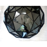 Adamlamp sun chandelier 140 Gold High Gloss Black large dome fixtures