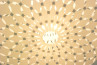 Adamlamp geometry apet white lattice ellipse shape ceiling pendant light lobby decoration light ISmile Dental Clinic Budapest 